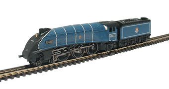 Class A4 4-6-2 60022 "Mallard" in BR express passenger blue with early emblem