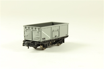 16 Ton Steel Mineral Wagon with End Door B38059 in BR Grey Livery
