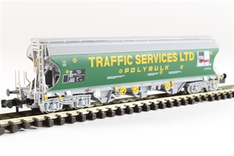 Bulk grain bogie hopper wagon 'Traffic Services Limited'