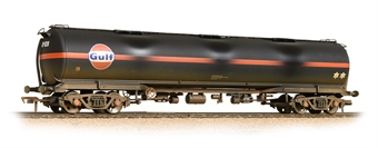 100-ton TEA bogie tanker in Gulf livery - weathered