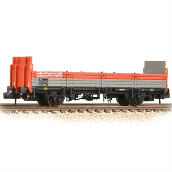 BR OBA Open Wagon High Ends BR Railfreight Red & Grey