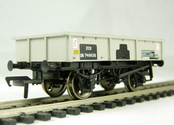 13 ton steel sand tippler wagon in BR grey livery