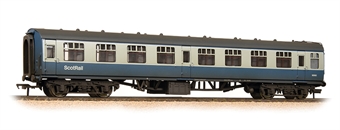 Mk1 SK second corridor in BR blue and grey with ScotRail branding - weathered