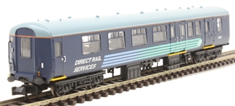Mk2A BSO brake second open 9428 in Direct Rail Services livery