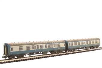 Mk1 Coach Pack 'Works Test Train' in BR blue & grey - weathered