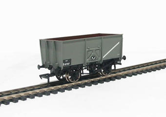 16 Ton slope sided pressed side door mineral wagon in BR grey B197525