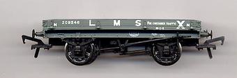 1-plank open wagon in LMS grey