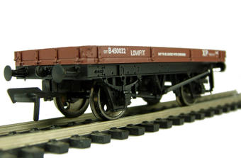 1-plank wagon B450032 in BR bauxite