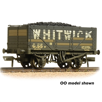 7 Plank Wagon End Door 'Whitwick' Grey [WL]