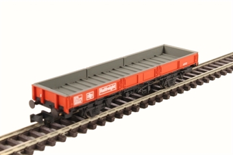 SPA wagon with steel coils in Railfreight red livery