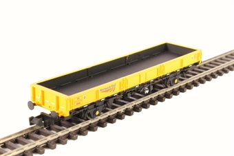 SPA wagon (without steel coils) in Network Rail yellow livery