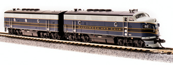 F3A & F3B EMD 82, 82X of the Baltimore & Ohio - digital sound fitted