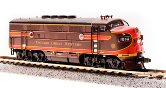 F3A EMD 101C of the Chicago Great Western - digital sound fitted