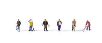Construction workers - pack of 6