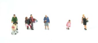 Shopping figures - pack of 6