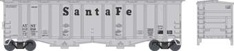 Airslide 4180 covered hopper of the Santa Fe - grey 310658