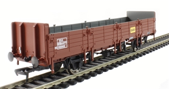 31 tonne ZBA Bass open wagon in BR brown
