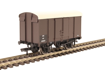 12T Southern ventilated van in Southern Railway brown