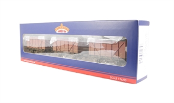 12T Ventilated Van Plywood Doors BR Bauxite (Early) weathered (different numbers) Hattons Limited Edition of 504 - Pack of 3