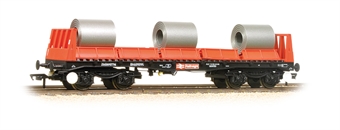 BAA Steel Carrier Wagon With Steel Coils BR Railfreight Red & Black