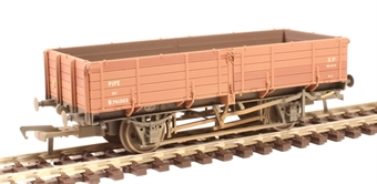 12 Ton Pipe Wagon BR Bauxite (Early) - Weathered