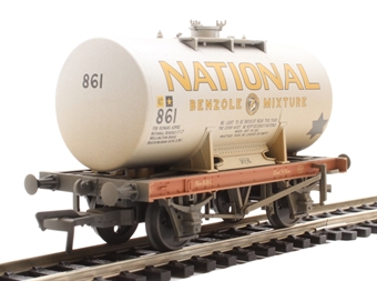 14t class A tank wagon in National Benzole silver - weathered
