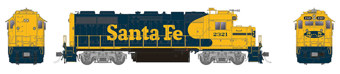 GP38 EMD of the Santa Fe #2321