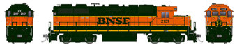 GP38 EMD of the Burlington Northern Santa Fe #2162