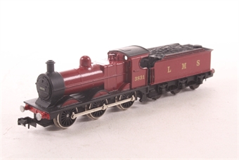 Class 3F 3831 0-6-0 in LMS Crimson
