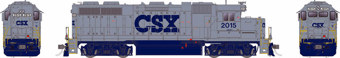 GP38 EMD of the CSX #2015 - digital sound fitted