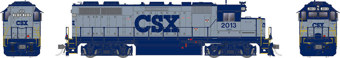 GP38 EMD of the CSX #2013 - digital sound fitted