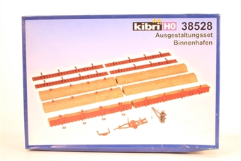 Accessories set for inner harbour HO scale