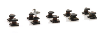 Tee Bollard Set - pack of 10