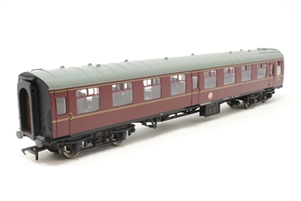 BR1 MK1 SO 2nd Class Open Coach E3850 in BR Maroon Livery with Roundel