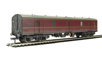 Mk1 GUV in BR maroon - E86123 - weathered