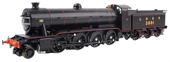 Class O2/2 'Tango' 2-8-0 3501 in LNER black with GN cab and tender