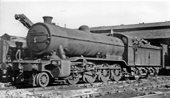 Class 02/2 Tango 2-8-0 in BR black with early emblem