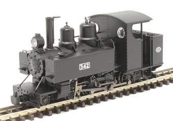 Baldwin Class 10-12-D 4-6-0T 542 in WW1 ROD black