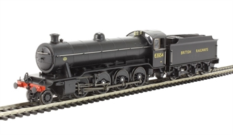 Class O2/3 Tango 2-8-0 63954 in early British Railways black with stepped tender