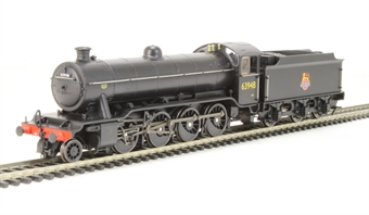Class O2/3 Tango 2-8-0 63948 in BR black with early emblem with stepped tender