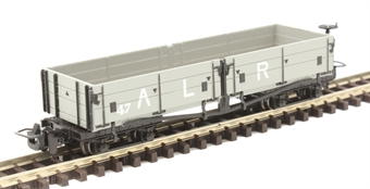 Class D Bogie open wagon in Ashover Railway grey with load