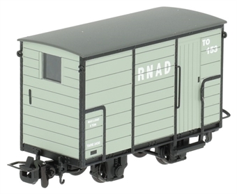 RNAD Enclosed-End Brake Van in RNAD grey - TO153
