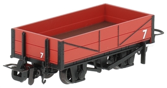 RNAD Rebuilt 4-wheel open wagon in Welsh Highland Railway red - 7