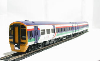 Class 158 2 car DMU in First Group "Scotrail" livery
