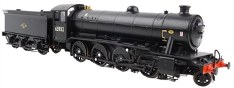 Class O2/4 'Tango' 2-8-0 63932 in BR black with late crest and side window cab, GN tender and short chimney