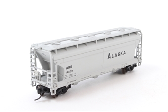 ACF 3560 covered hopper 14609 of the Alaska Railroad