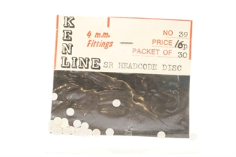 SR head code discs - pack of 30