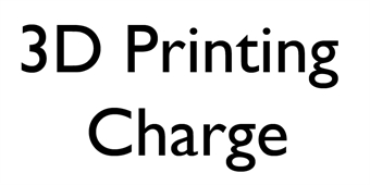 -ú1 3D Printing service charge