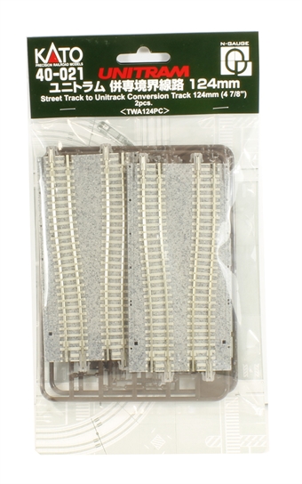 UniTram 124mm Transition Track - Pack of 2 - Replaces of 40-025