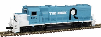GP38-2 Phase 2 EMD 4319 of the Rock Island - digital sound fitted